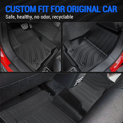 Durable All-Weather Floor Mats for 2024-2025 Toyota Tacoma | Custom Fit Interior Protection
