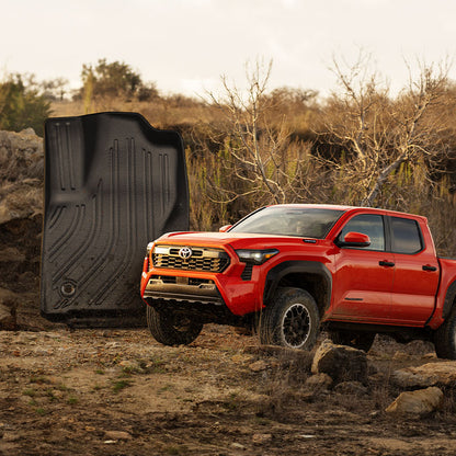 Durable All-Weather Floor Mats for 2024-2025 Toyota Tacoma | Custom Fit Interior Protection