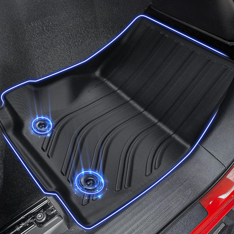 Durable All-Weather Floor Mats for 2024-2025 Toyota Tacoma | Custom Fit Interior Protection