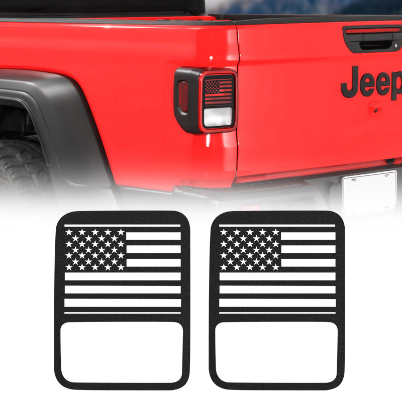 Flag Style Tail Light Guard for 2020-Later Jeep Gladiator JT
