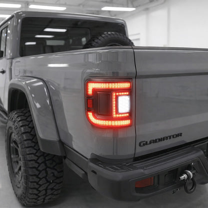 Flush Mount LED Tail Lights for Jeep Gladiator JT 2020–2026