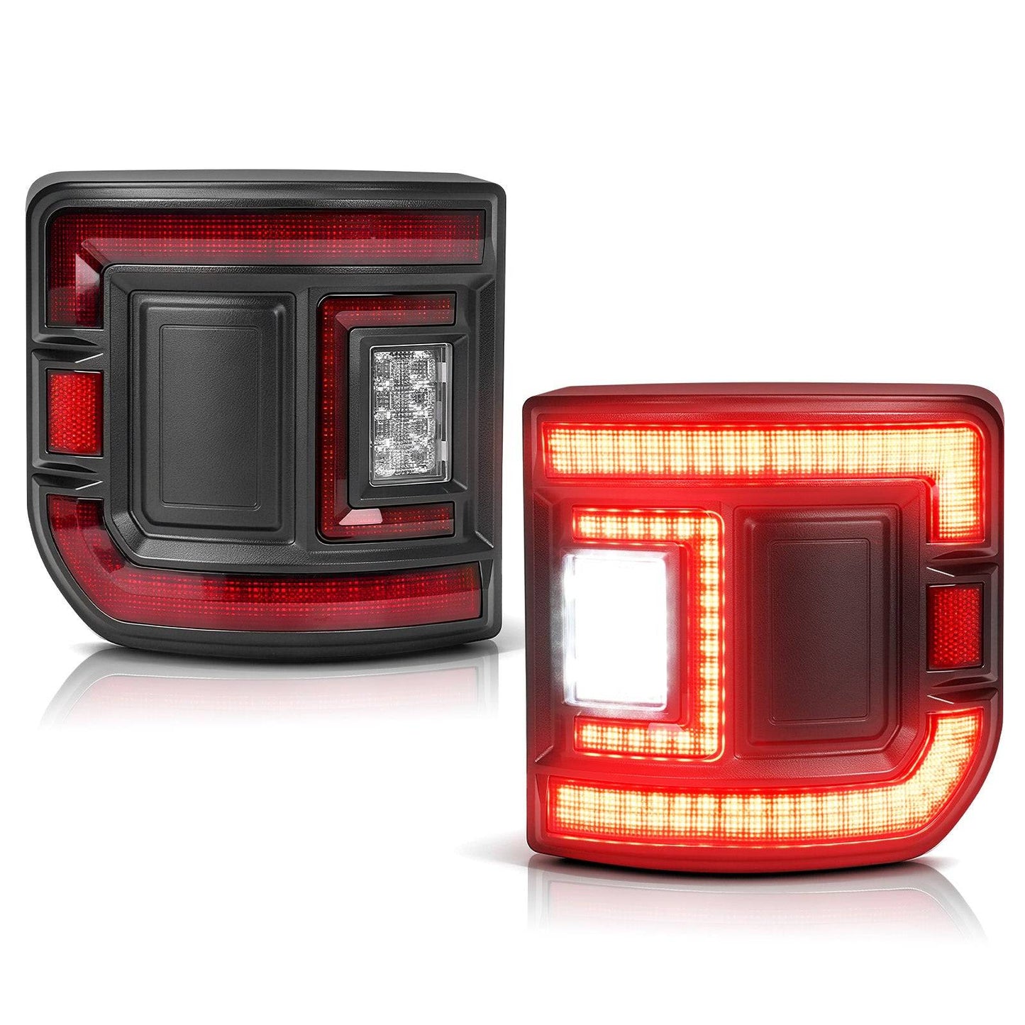 Flush Mount LED Tail Lights for Jeep Gladiator JT 2020–2026