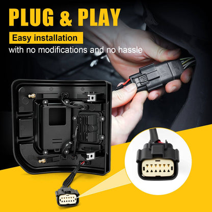 Plug and Play Installation LED Tail Lights Jeep JT