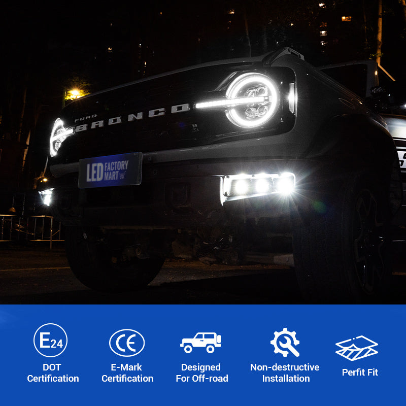 Meets all SAE and DOT regulations for legal on-road use in the U.S. and Canada.