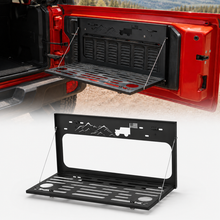 Stainless Steel Rear Foldable Tailgate Table for Jeep Wrangler