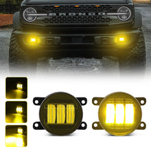 Bronco fog lights amber color