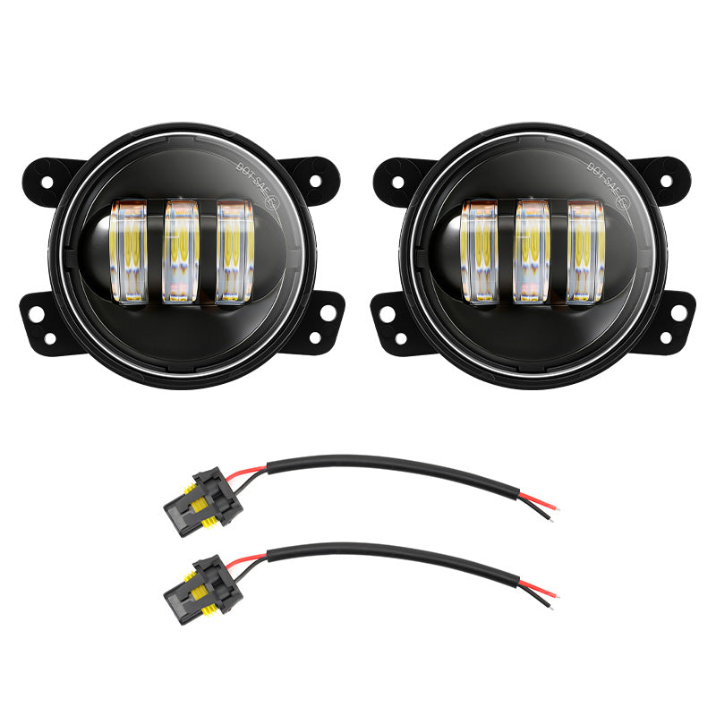 Conjunto de luces antiniebla LED ámbar para Ford Bronco 2021-2023