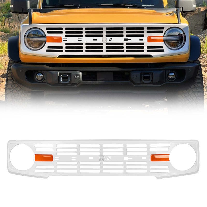 Yellow Color Bronco Front Grill