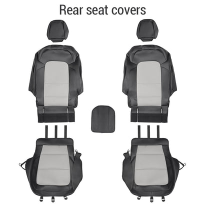 Rear seat cover include