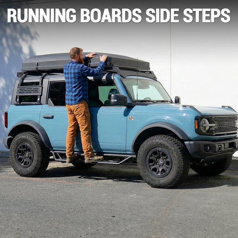 Dual Step Running Boards for Ford Bronco 2021-2026