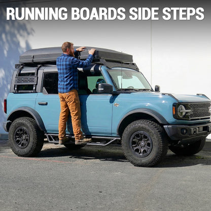 Dual Step Running Boards for Ford Bronco 2021-2026