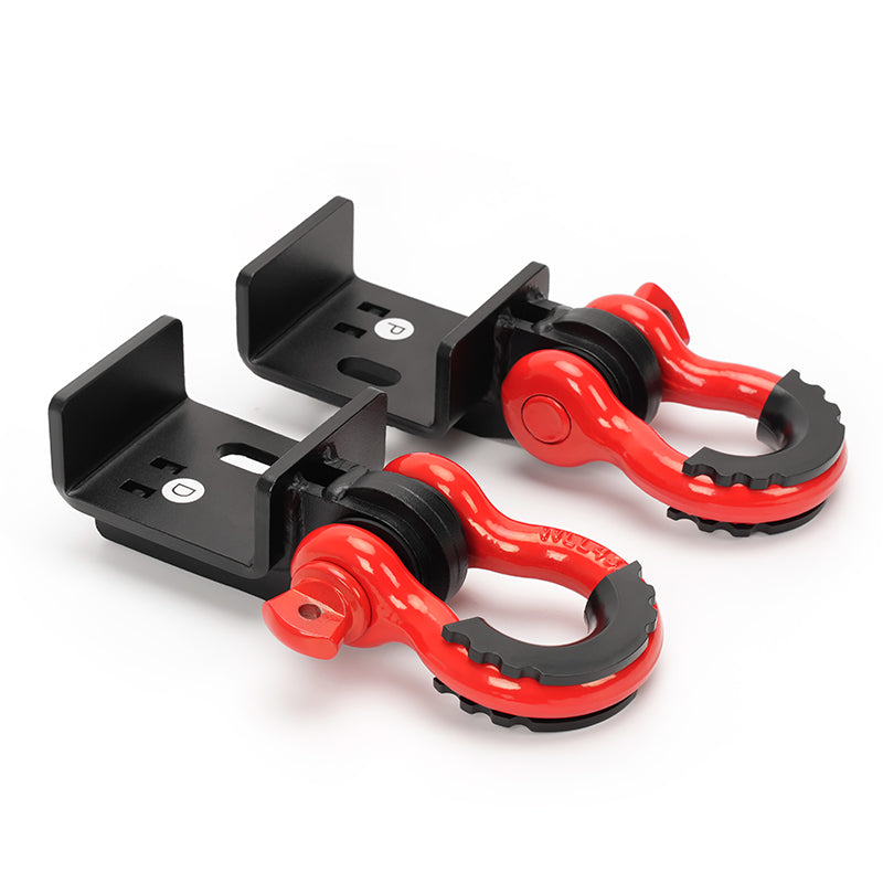 Roxmad Demon Tow Hook Bracket with 3/4 inch Shackles for 2009-Later Toyota  Tacoma