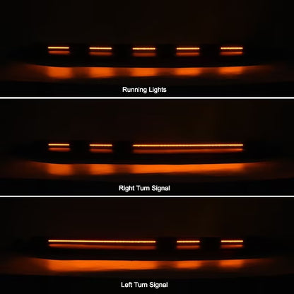 Bronco hood protector with 3 lighting function