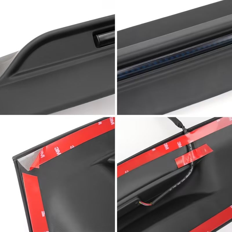Bronco hood deflector details