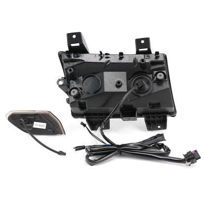 Jeep LED turn signal lights and LED fender light combo feature dynamic sequential indicators