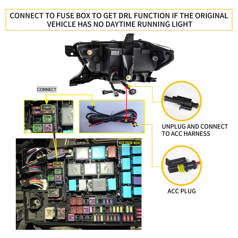 Roxmad LED Headlights For 2016-2023 Toyota Tacoma