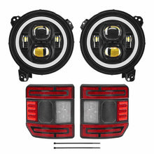 LED Halo Headlights & Flush Mount Tail Lights
