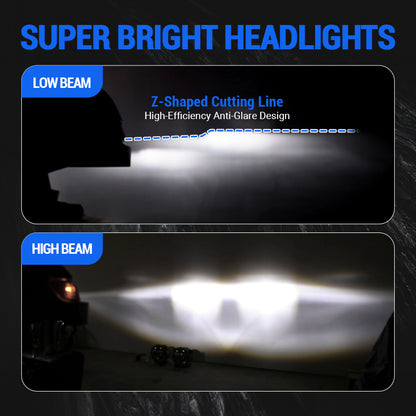 LED Halo Headlights & Flush Mount Tail Lights