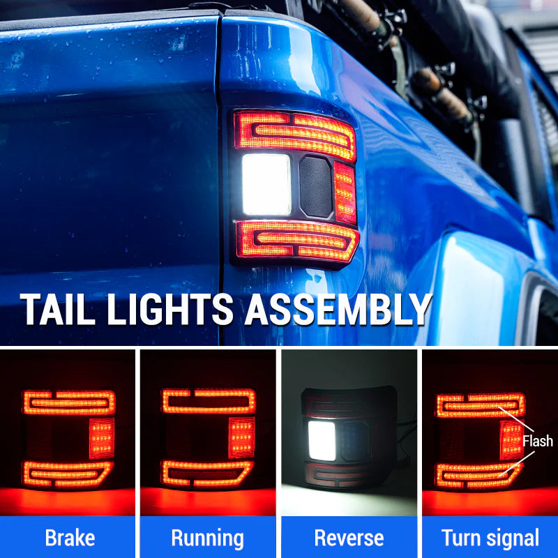 LED Halo Headlights & Flush Mount Tail Lights