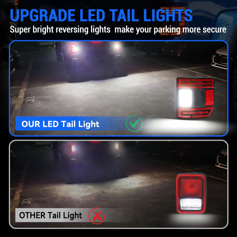 LED Halo Headlights & Flush Mount Tail Lights