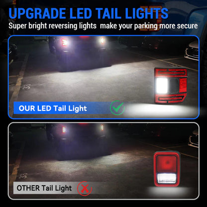LED Halo Headlights & Flush Mount Tail Lights