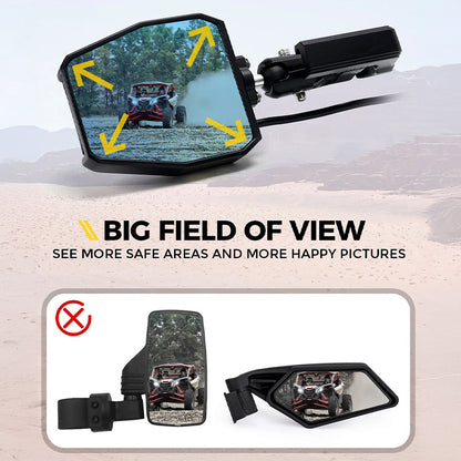 side view mirror with lights​
