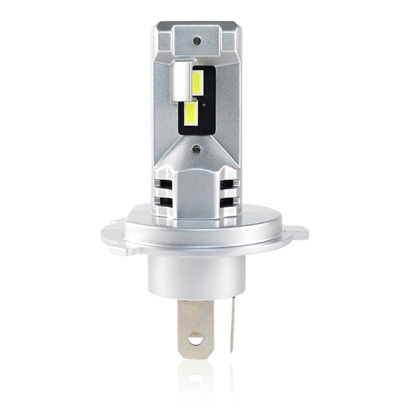 Single H4/9003 LED Headlight Bulb 40W 10000 Lumens with high-efficiency LED chips and durable metal body for enhanced vehicle lighting performance.