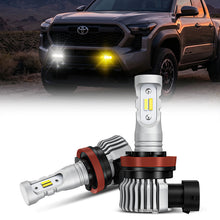 H8/H9/H11 Dual Color Switch LED Fog Light Bulbs for 2012-Later Toyota Tacoma
