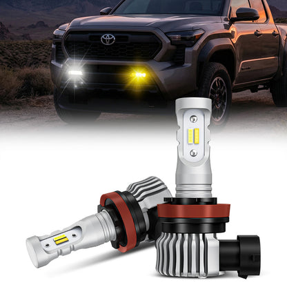 Faros antiniebla LED con interruptor de doble color H8/H9/H11 para Toyota Tacoma 2012 y posteriores