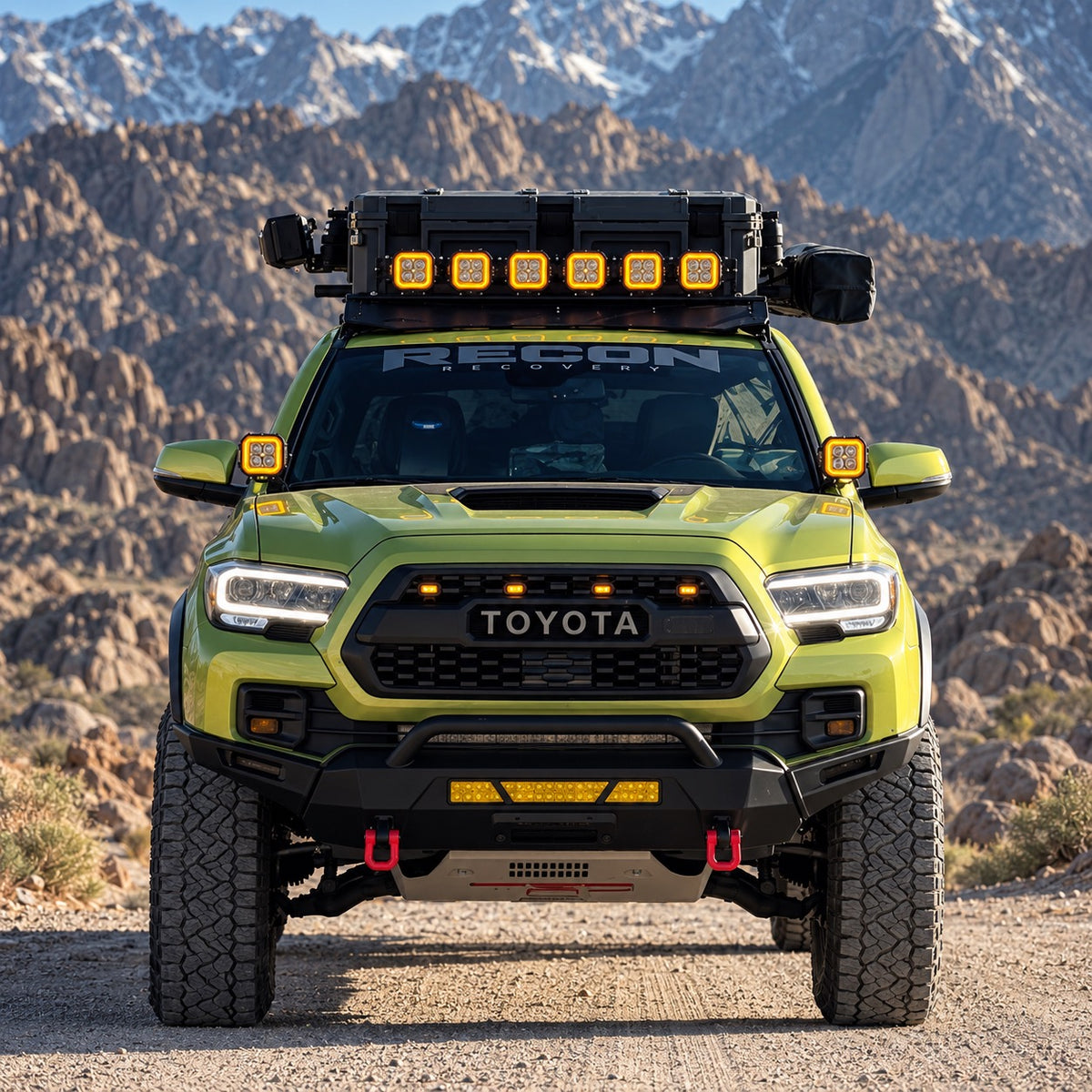 Suparee Hyper 5 Inch Tacoma Ditch Lights Kit With Brackets for 2016-2023 Toyota Tacoma