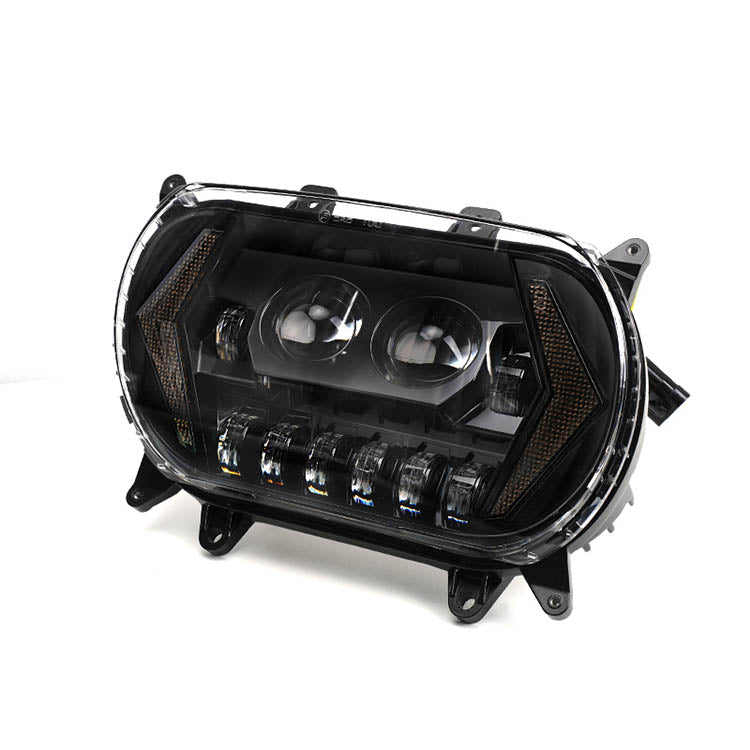 Harley Road Glide headlights details