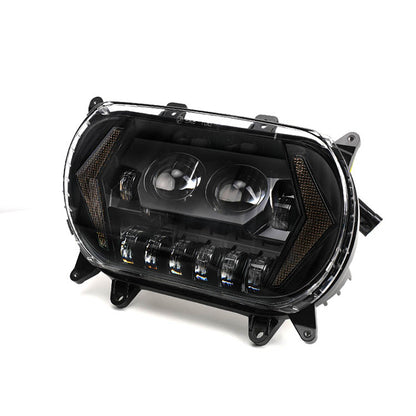 Harley Road Glide headlights details