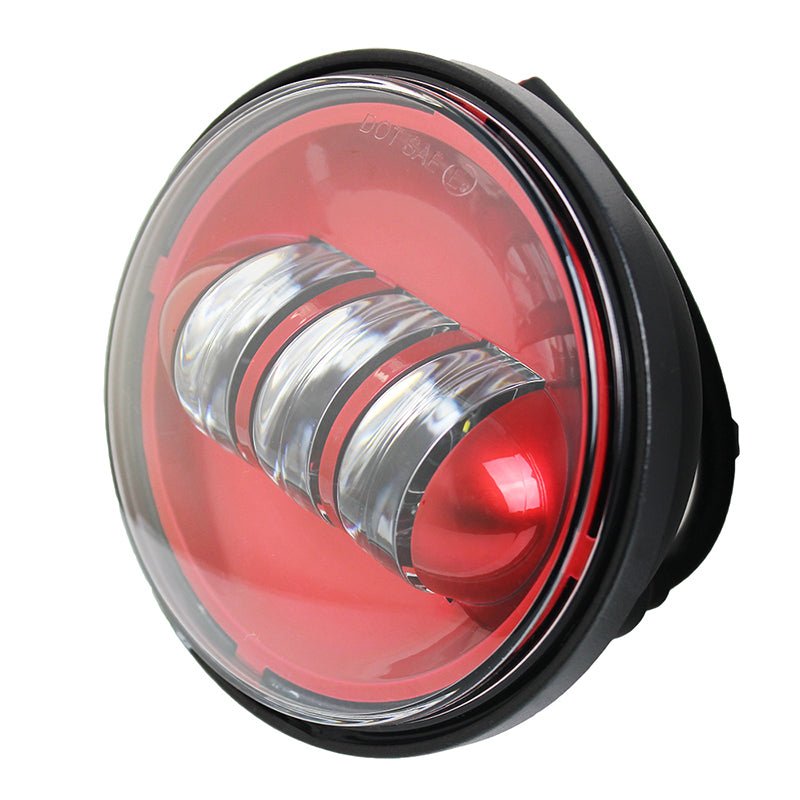 New Version 7" LED Projector Headlight + 4.5" Passing Lights for Harley Davidson