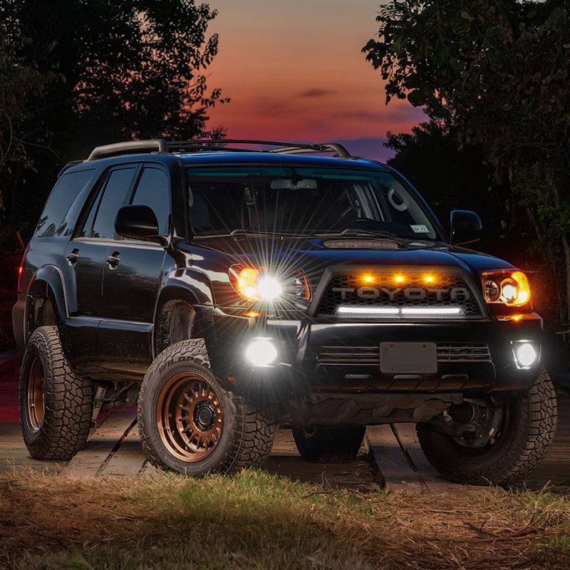 Honeycomb Grille with LED Light Bar for 2006-2009 Toyota 4Runner