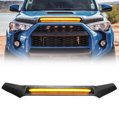 Toyota 4Runner hood protector with led light