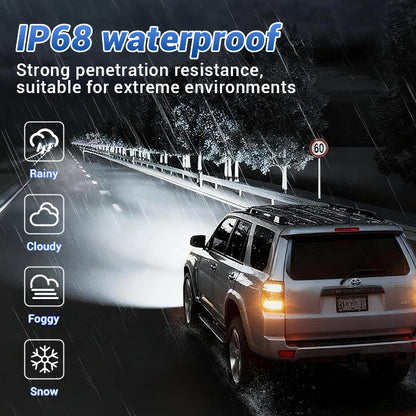 For 2003-2005 Toyota 4Runner 140W LED Headlight Bulbs & Fog Light Bulbs Combo Package