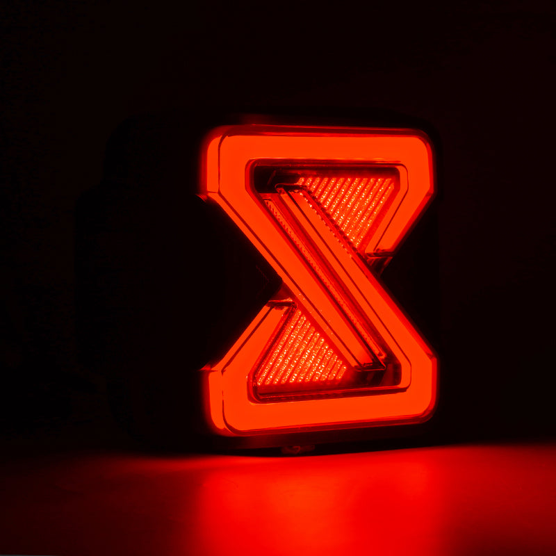 Z-Shape LED Tail Lights Assembly with Dynamic Animation for 2018-Later Jeep Wrangler JL