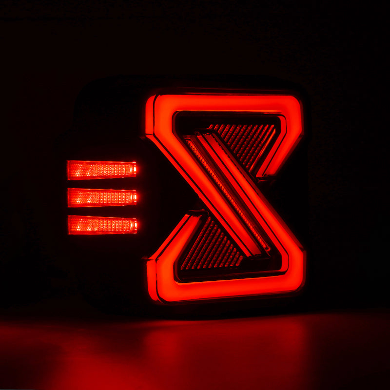 Z-Shape LED Tail Lights Assembly with Dynamic Animation for 2018-Later Jeep Wrangler JL