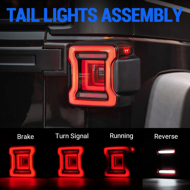 JK tail lights function