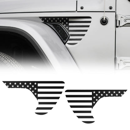 Accesorios adhesivos para guardabarros, 2 uds., para Jeep Wrangler JL y Gladiator JT 2018 y posteriores