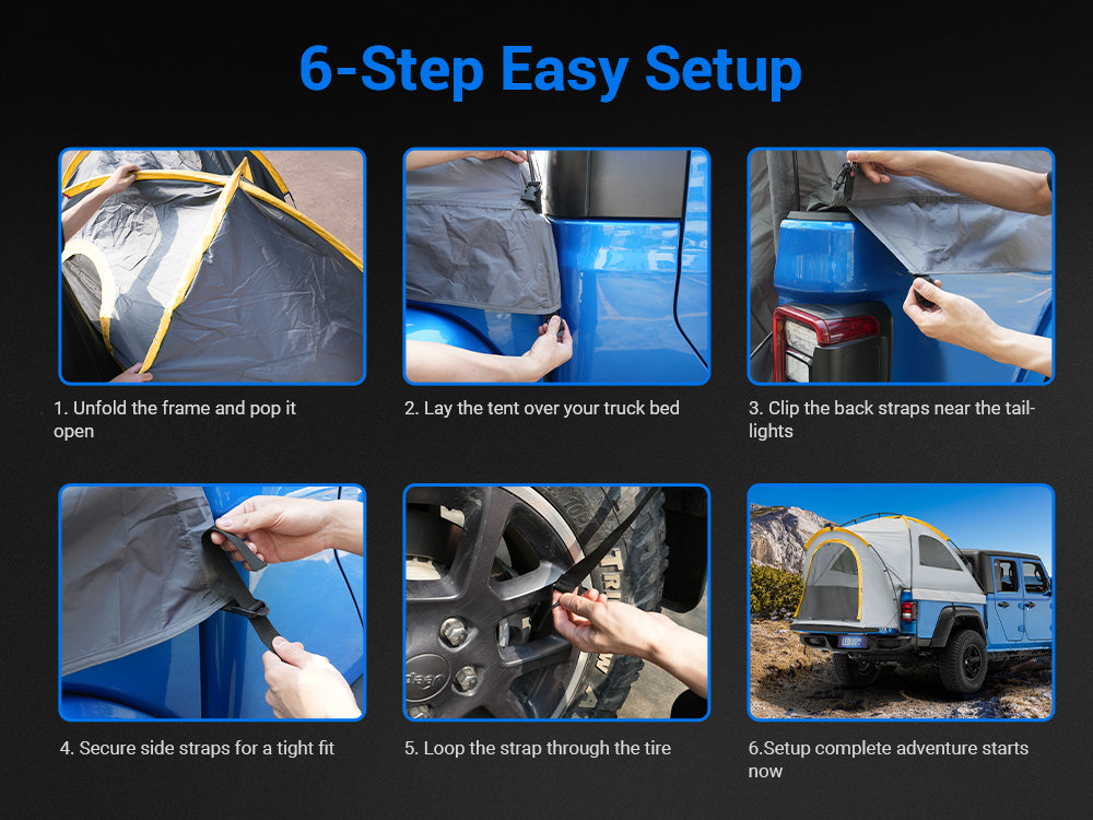 Jeep Gladiator Tent Installation Tutorial