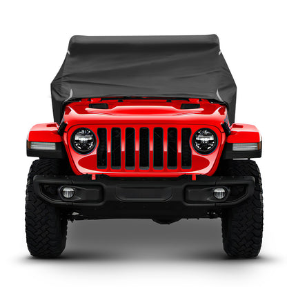 Weatherproof 420D Oxford Cab Cover for Jeep Gladiator JT — Durable, Protective, Fits Light Bar