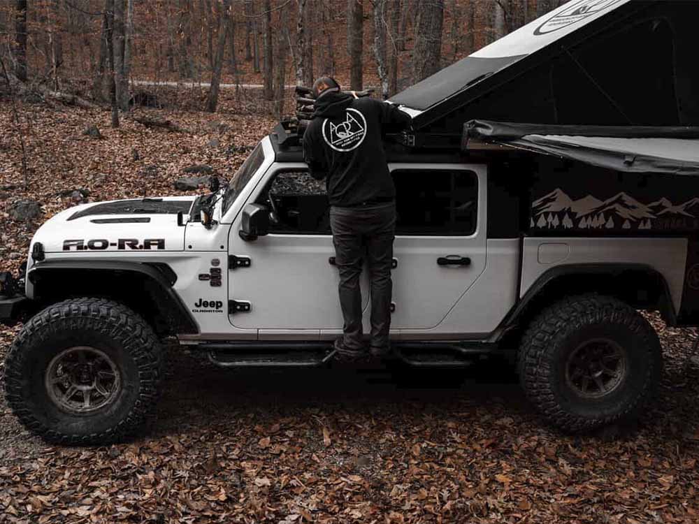 Jeep running boards dual steps 