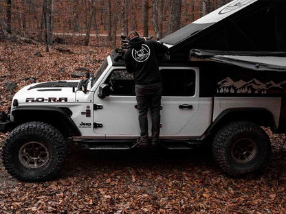 Jeep running boards dual steps 