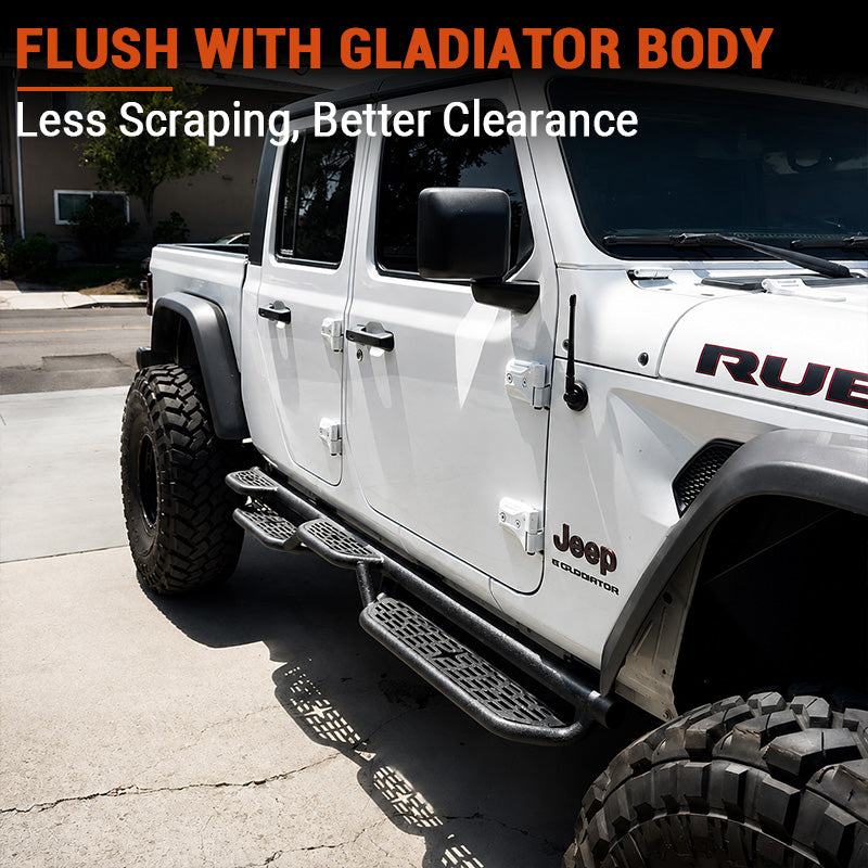 Jeep Running Boards Dual Steps for Gladiator 2020-2026