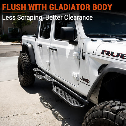Jeep Running Boards Dual Steps for Gladiator 2020-2026