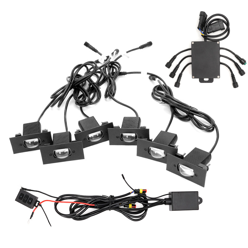 Jeep grill lights yellow color