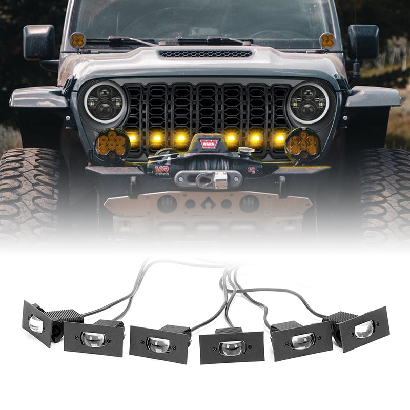Parrilla de malla delantera Jeep JL para Wrangler JK 20072018