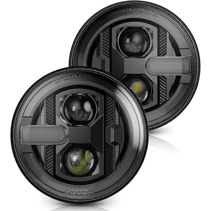 1 Pair Jeep halo headlight