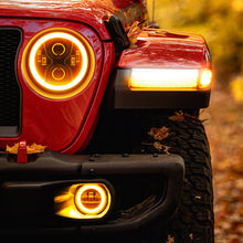 Jeep Halo Headlights & Fog Lights with DRL for 2018-Later Jeep Wrangler